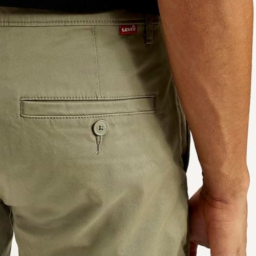 Levi's Men's 511 Green Slim Fit Mid Rise Trousers, 002KC-0010, 32 5