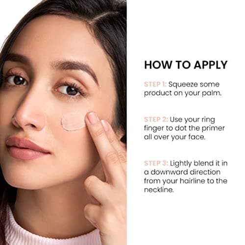 Lakme Absolute Blur Perfect Matte Face Primer, Makeup Primer for Poreless, Smooth & Long Lasting Makeup - Waterproof Brightening Makeup Base, 30 ml 6