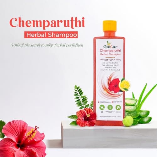Ramcare Hibiscus Shampoo for Hair Growth and Hair Fall Control Dry & Frizzy Hair | Paraben Free | Sulphate Free | For Men and Women - 500ML 3