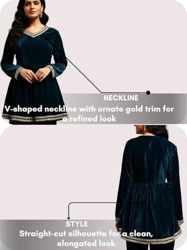 Leriya Fashion Women’s Velvet Co-ord Set | Winter Co ord Sets for Women Stylish | Party Suit | Formal Office Wear & Casual Look | Latest 4