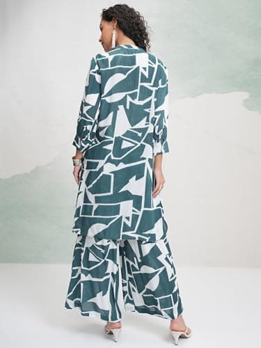 Vishudh Women's Co-ord Set | Trendy Matching Set for Casual & Chic Looks | Stylish Top & Bottom Co-ord for Women 3