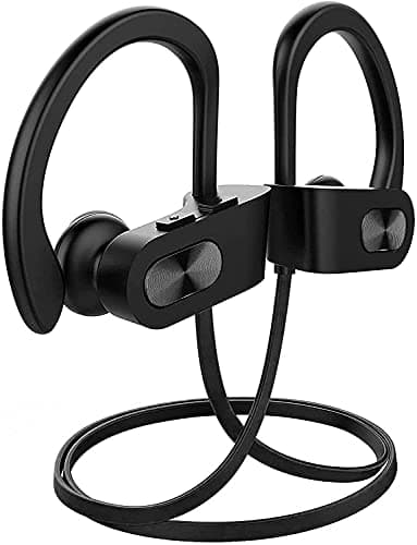 Redzoo Bluetooth Headphones V5.0, Flame Running Headphones w/16 Hrs Playtime, Bass+ HD Stereo Wireless Sports Earphones w/IPX7 Waterproof Earbuds in Ear for Workout, Gym w/CVC6.0 Noise Cancelling Mic