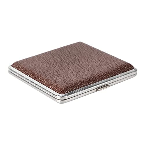 VELURA Portable Leather Cigarette Case 20 Capacity Smoking Cigarette Box |Collectibles | Tobacciana | Cases|1 Piece Cigars Case 5