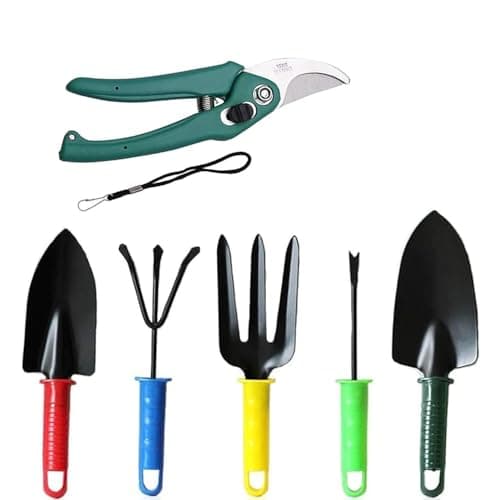 Oblivion Steel Plant Cutter Gardening Scissors Tools - Flower Cutter | Garden Scissors, Pruning Seeds, Grass Cutter, 18cm (Multicolor) 2