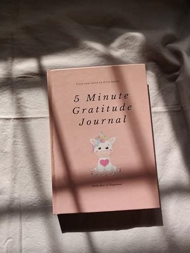 5 Minute Gratitude Journal - Self Help Personality Development Book, a Quick Moments of Thankfulness, and Your Daily Dose of Gratitude (Pink) 5