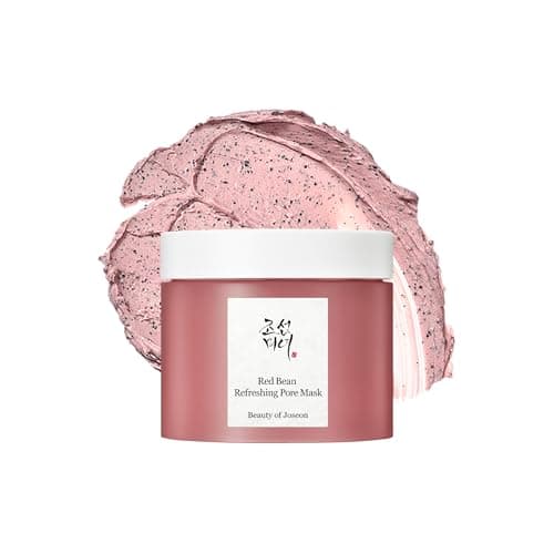 Beauty of Joseon Red Bean Pore Refreshing Mask Mud Cream Hydrating Wash Off Pack, Pore Cleansing Exfoliator, Korean Skin Care for Men and Women 140ml