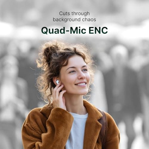 Noise Buds Mini Truly Wireless Earbuds (2026) | Half in-Ear Design | 40H Playtime | Quad Mic ENC for Clear Calls | 13mm Driver | Low Latency Gaming Mode | BT v5.3 | IPX4 Sweat Resistant - Jet Black 5