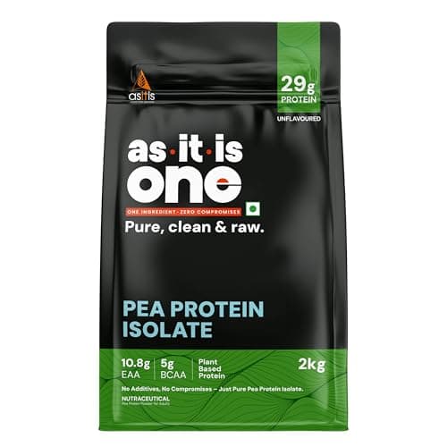 AS-IT-IS ONE Pea Protein Isolate - Plant Based - Unflavoured, 29g Protein, Supports Muscle Recovery & Growth, Adults of All ages, kg