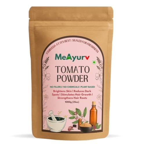 MeAyurv Organic Tomato Powder 100g – Pure Tomato Powder | Ayurvedic Culinary & Skin Use for Lycopene, Glow & Natural Flavor | Natural, Vegan, Chemical Free