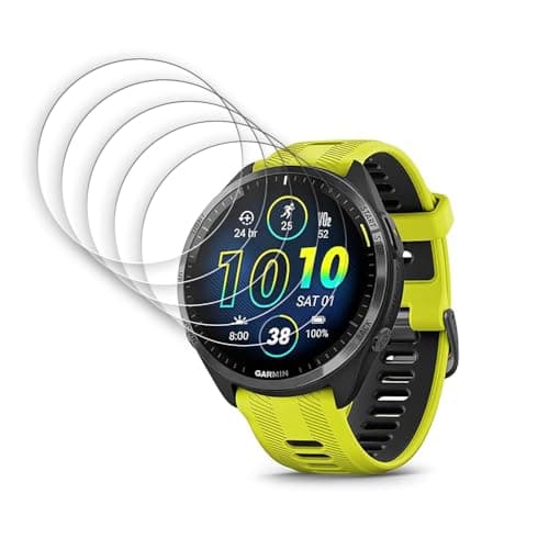 KOISTON Screen Protector compatible with Garmin Forerunner 965 1.4 inch (Pack-5 SMARTWATCH SCREEN PROTECTOR)