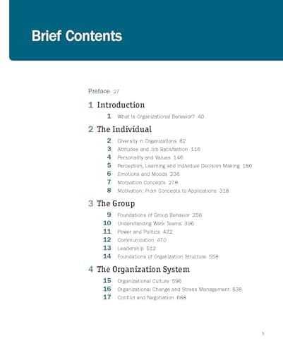 Organizational Behavior, 18e (updated) 3