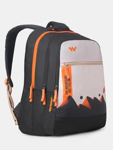 Wildcraft Outlander 40 Laptop Backpack With RainCover for Man & Women,40L Ideal bags for men Office use/School/College Boys and Girls, 3 Compartment Bag, Black 2