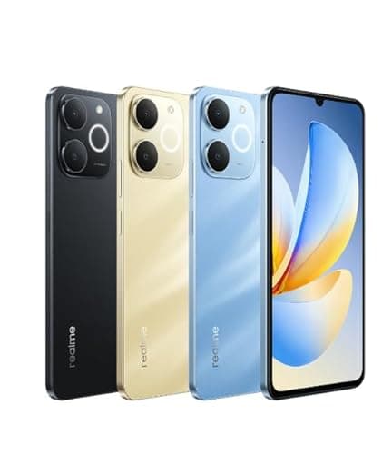 realme P4 Lite Smartphone, 4GB RAM, 64GB Storage, Obsidian Black 5