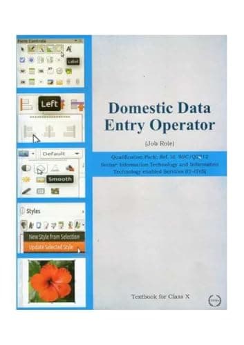 Tovira Domestic Data Entry Operator Textbook for Class 10 CBSE Textbook Latest Edition 2026/27 (Domestic Data Entry Operator (job Role))