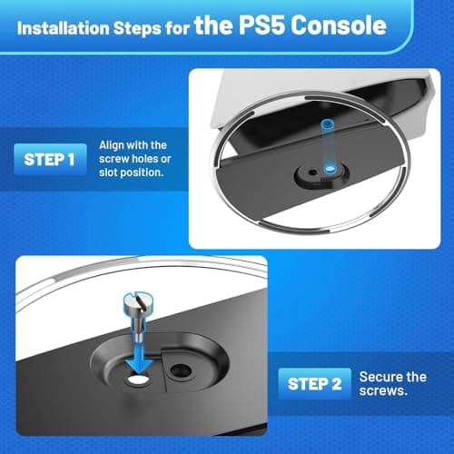 OIVO INDIA Vertical High Stability Non-Slip Base Perfect Stand for PS5 Slim/Fat Console, Improved Heat Dissipation Gaming Accessories for PlayStation 5 Support All Model (PS5 Stand All Model) 3