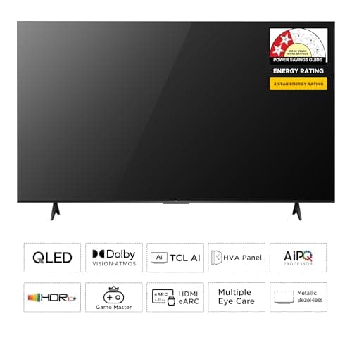 TCL 108 cm (43 inches) 4K UHD Smart QLED Google TV 43T6D 2