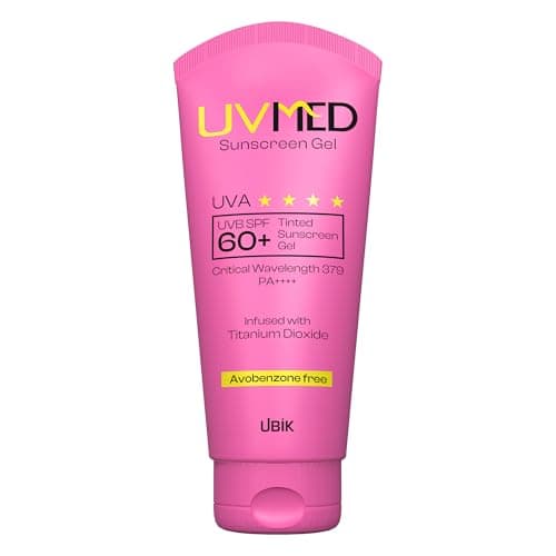Uvmed Tinted Sunscreen Gel, SPF 60 UVA pack of 1