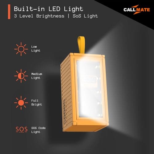 Callmate Ultrafuse Max 50000mAh Ultra High Capacity Power Bank, 23W Fast Charging |Digital Display |4 USB Output Ports & 3 Input |LED Light with SOS| for Smartphones & Other Devices 4
