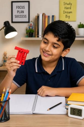 Doozle Swapping Puzzle Game for Kids & Adults | Brain Teaser Logic Challenge | Educational STEM Learning Toy | 3D Printed Strategy Puzzle (Red) 2