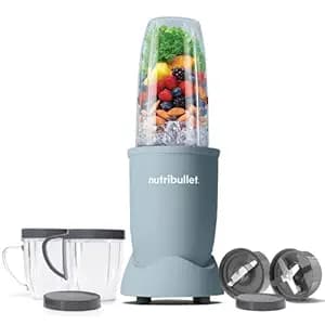 Nutribullet PRO 900W Slate, 12 Pcs Set, USA #1 Mixer/Grinder/Smoothie Maker, "The Original Nutribullet", Food Processor, Best Blender, 3 Unbreakable Jars, 2 Blade Set - Wet & Dry