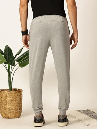 Thomas Scott Mens Cotton Blend Slim Fit Joggers Track Pant (CCKB06_Greymelange, S) 4