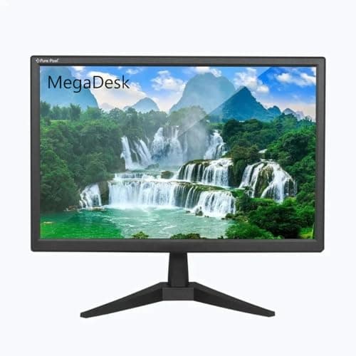 MegaDesk FZ10 Desktop Computer Set, i3 4100, 16GB RAM, 500GB SSD, 19-inch HD LED Monitor, RGB Keyboard Mouse, Sound Bar, Windows 11 (16-500GB) 2
