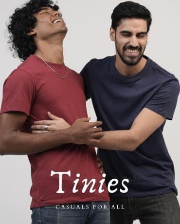 tinies Men's Cotton Crew Neck T-Shirt | Regular Fit Plain Solid Half Sleeve | Comfortable Casual T-Shirt for Men Cotton Tee Black 5