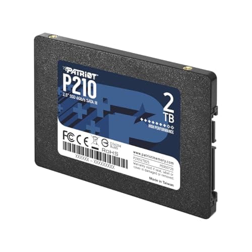 Patriot Memory P210 2TB Internal SSD SATA 3 2.5 Solid State Drive P210S2TB25 2