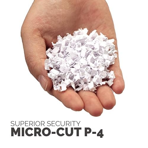 Fellowes AutoMax 100MA 100-Sheet Micro-Cut Autofeed 2-in-1 Paper Shredder for Office/Small Office 4