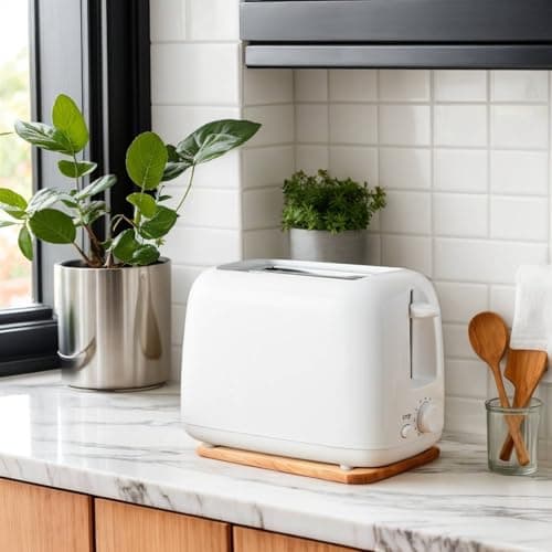 SNAPPSY Home Use 2-Slice Toaster Defrost Setting Electric Toast Creator Compact Size Pink Toaster Space-Saving Design for Breakfast, Bh-030 100V Jp 5