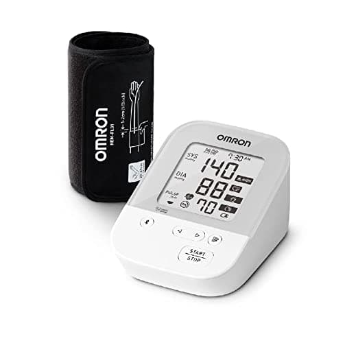 Omron HEM 7156A Digital Blood Pressure Monitor (Adapter Included) with 360° Accuracy Intelli Wrap Cuff for All Arm Sizes (White) 3