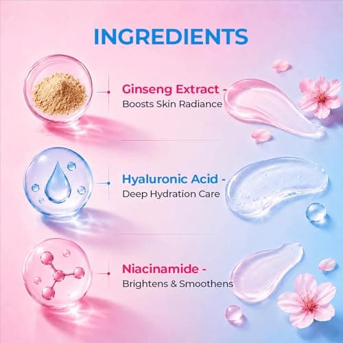 Korean Glow Day & Nite Cream Combo | Brightening Day & Anti-Ageing Night Repair Cream with Alpha Arbutin, Retinol & Marine Collagen – Hydrates, Firms & Evens Skin Tone | All Skin Types | 50g + 50g 4