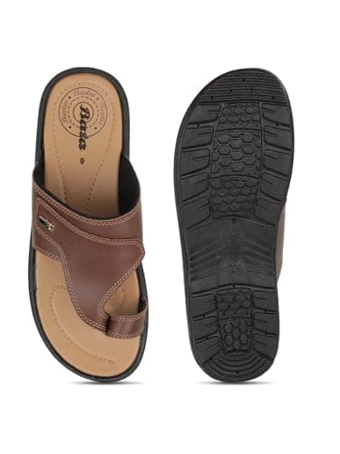 Bata String-Macho-Aw22 Men's Brown Sandals - 8 UK (8714270) 4