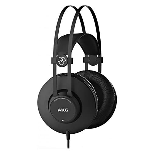 AKG K52 Closed Back Wired Headphones,Over Ear Wired,Black