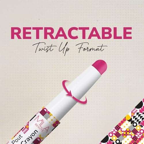 Mila Beauté Lock & Pout Matte Crayon Lipstick for Women I Smudge Proof & Transfer-proof Lipstick I Hydrating With Ceramides & Shea Butter I Highly Pigmented & Glides Smoothly | Suitable for Indian Ski 5