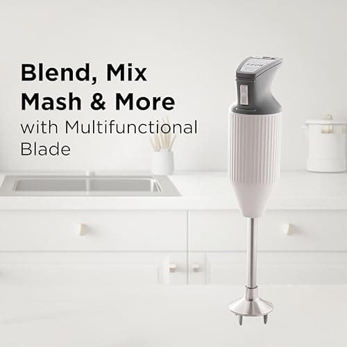 BOSS E111 Portable Hand Blender 180 Watt | Easy to Clean and Store | ISI-Marked, Grey 5