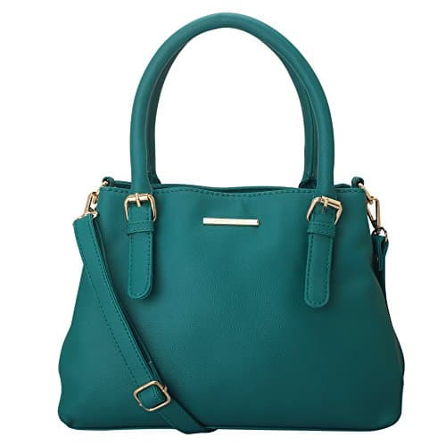 LAPIS O LUPO Cyan Women Handbag (Tourquise)