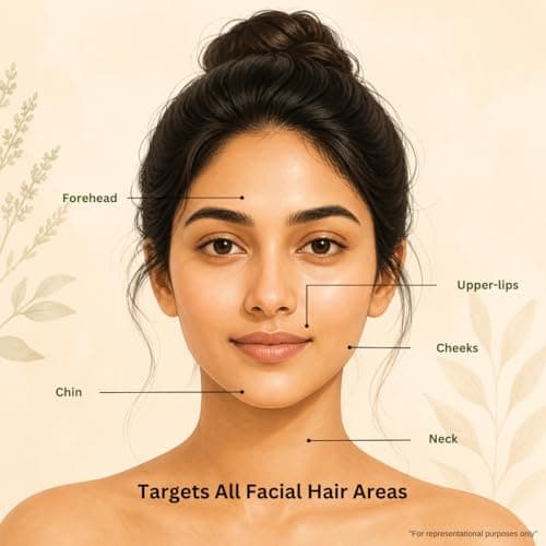 Uzhra Facial Hair Reduction Treatment for Women | Papain & Narcissus Bulb Extract Cream + Kasturi Manjal Ubtan | Slows & Reduces Facial Hair Growth | All Skin Types | 100g + 100g (Set of 2) 3