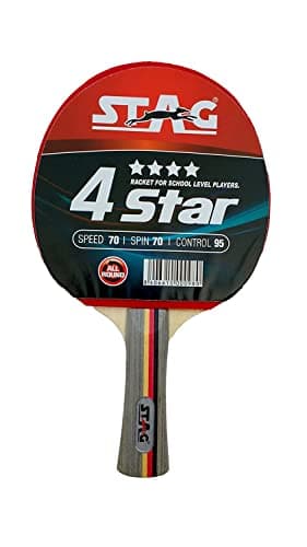 Stag Iconic 4 Star Professional Table Tennis (T.T) Playset - Table Tennis Rackets and T.T Balls 3