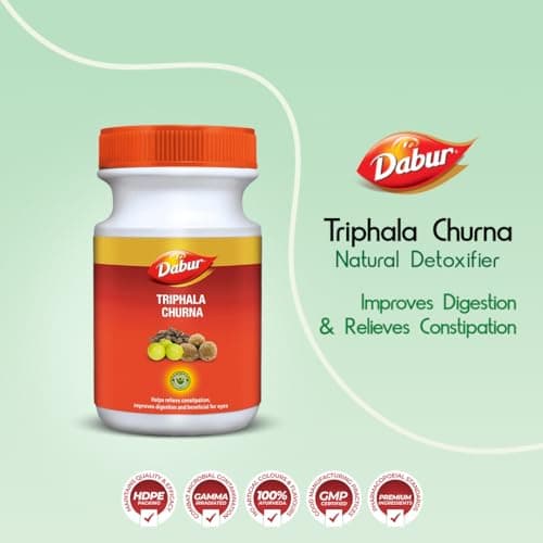 Dabur Triphala Churna Ayurvedic Remedy for Gastro Intestinal Health - 500 g 6