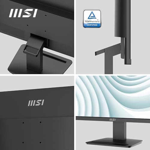 MSI PRO MP2412, 23.8-inch, Wide View Panel, FHD 1920x1080, 100Hz, Black, Eye-Friendly Screen, VESA Mountable, Display Kit Support, Tilt Adjustable, HDMI 1.4b, DP 1.2a Monitor 3