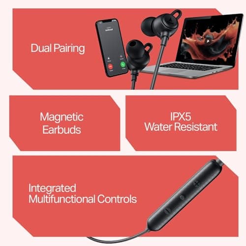 boAt Rockerz Bold Wireless Neckband with 30H Playback, 10mm Drivers, ENx™ Clear Calls & Beast™ Mode (60ms Low Latency) (Onyx Black) 3