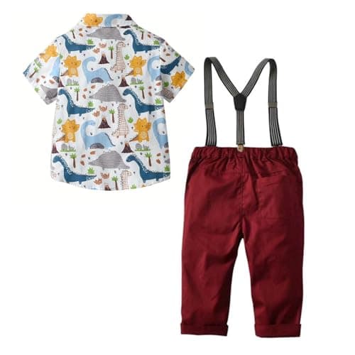 Hopscotch Boys Cotton Blend Formal Set in White Color For Ages (3-4 Years) 2