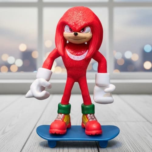 Blue Aura Cartoon Game Action Figure Spike Robo Height-15cm | SS-NC Red