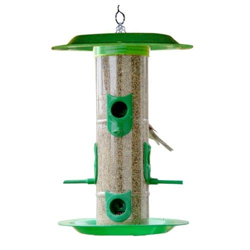 Amijivdaya Large Bird Feeder with Hut Multi Color (1 Pieces)