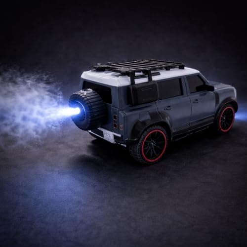 The Flyers Bay Remote Control SUV Car for Kids | Off-Road RC Car with Smoke Effects, Type-C Rechargeable Battery & Inbuilt Music (Arjan Vailly Song) | Toy for Boys & Girls 4+ (Blue) 3