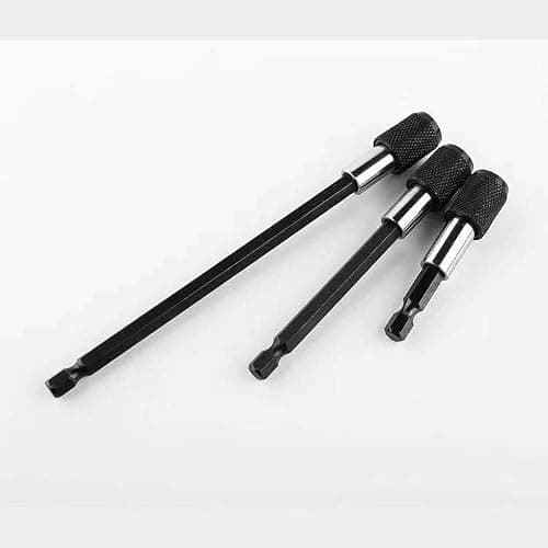 DY TOOLS 60-150mm Magnetic Screwdriver Bit Holder, Quick Change Release Drill Bit Extension Bit Set, Bar Socket Screwdriver Bit Holder, 1/4 Inch Hex Shank for Screws, Nuts, Drill Driver 4