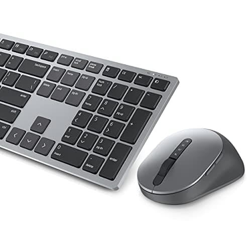 Dell KM7321W Premier Multi-Device Wireless Keyboard & Mouse, Volume, Mute Hot Keys, International English, Scissors Technology, 7 Buttons, 1600 DPI, AA x 1 Battery, Bluetooth 5.0 4