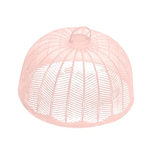 ATORSE Mesh Food Cover Soft Reusable Mesh Cake Covers Net for Outdoors BBQ Parties Pink
