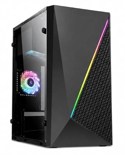 Desktop Computer Set, i7 3rd Gen, 8GB RAM, 256GB SSD, 19" HD LED Monitor, RGB Keyboard & Mouse, WiFi, Windows 11, MS Office, Speaker (8-256GB) 2